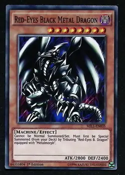 Red-Eyes Black Metal Dragon - MIL1-EN035 - Common - 1st Edition Yugioh - Image 1