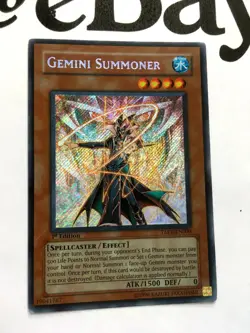YUGIOH - GEMINI SUMMONER - TAEV-EN000 - 1ST ED - EXCELLENT - SECRET RARE - ENG - Image 2