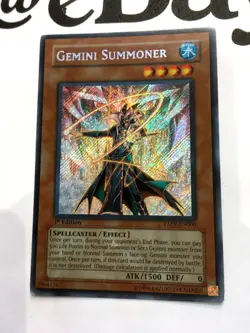 YUGIOH - GEMINI SUMMONER - TAEV-EN000 - 1ST ED - EXCELLENT - SECRET RARE - ENG - Image 3