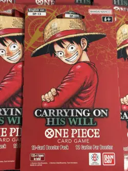 One Piece OP-13, Carrying on His Will Sleeved Booster Packs, Lot of 20 - Image 2