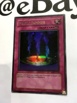 YUGIOH - MAGIC JAMMER - MRD-E128 - ULTRA RARE - NEAR MINT - METAL RAIDERS - ENG - Image 3