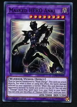Masked HERO Anki - LEHD-ENA36 - Common - 1st Edition - Yugioh - Image 1