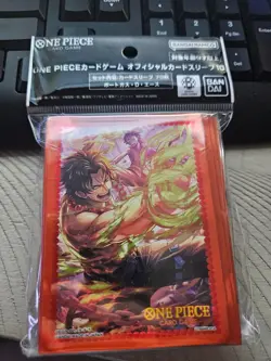 Portgas.D.Ace 70 pcs Sleeves ONE PIECE Card Game Official Ver.10 Sealed - Image 1