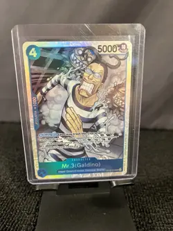 One Piece TCG Mr. 3 Galdino OP16-056 SR Time Of Battle - Image 1