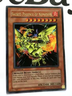 YUGIOH - SACRED PHOENIX OF NEPHTHYS - FET-EN005 - 1ST ED - ULTIMATE RARE - NM - Image 2
