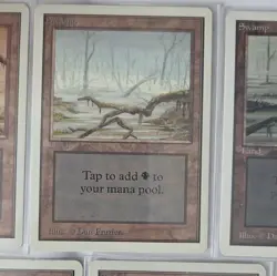 Magic The Gathering Unlimited Edition Swamps X 5 - Image 3