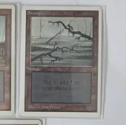 Magic The Gathering Unlimited Edition Swamps X 5 - Image 4