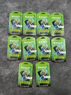 Magic The Gathering Secrets Of Strixhaven Play Boosters Lot Of 10 NEW SEALED - Image 1