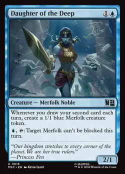 Daughter of the Deep Marvel Super Heroes Commander #618 Magic TCG - Image 1