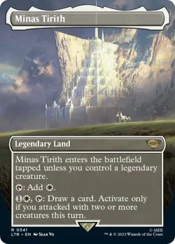 MTG The Lord of the Rings: Tales of Middle-earth - Minas Tirith 0341 (Foil) - Image 1