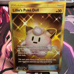 Lillie's Poke Doll 267/236 Cosmic Eclipse Gold Secret Rare Pokemon NM/Near Mint - Image 1