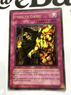 YUGIOH - PENALTY GAME! - FET-EN051 - 1ST ED - ULTIMATE RARE - EXCELLENT - ENG - Image 3