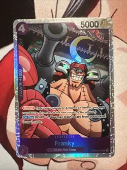 Franky OP09-072 English Super Rare Emperors In New World One Piece Card Game - Image 1