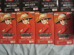 One Piece Lot OP-13 Carrying on His Will OP-16 The TIme of Battle Booster Packs - Image 3