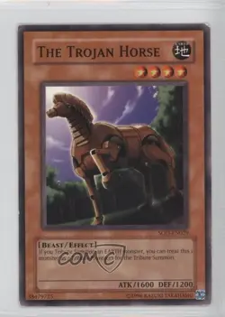 The Trojan Horse Unlimited YuGiOh Soul of the Duelist #SOD-EN029 2004 READ - Image 1