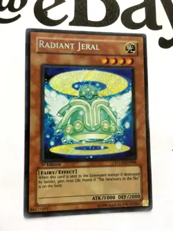 YUGIOH - RADIANT JERAL - STON-EN066 - SECRET RARE - NM - 1ST ED - STRIKE OF NEOS - Image 2