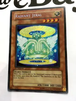 YUGIOH - RADIANT JERAL - STON-EN066 - SECRET RARE - NM - 1ST ED - STRIKE OF NEOS - Image 3