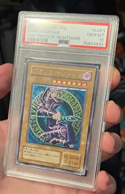 Yugioh Dark Magician LN53 PSA 10 - Image 1
