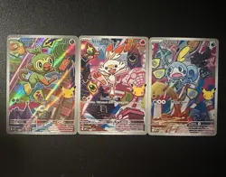 Pokemon TCG First Partner Illustration Collection Series 2 Gen 8 Galar Starters - Image 1