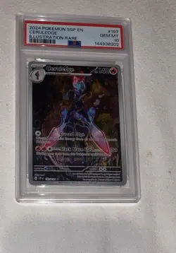 Pokemon TCG Surging Sparks Ceruledge EX Illustration Rare Card 197/191 PSA 10. - Image 1