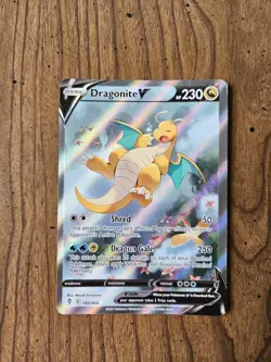 Dragonite V Alternate Full Art 192/203 SWSH07: Evolving Skies Holo HP - Image 2
