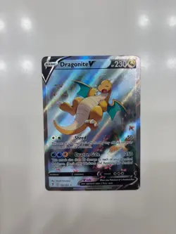 Dragonite V (Alternate Full Art) 192/203 SWSH07: Evolving Skies Holo - Image 1