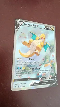 Dragonite V (Alternate Full Art) 192/203 SWSH07: Evolving Skies Holo - Image 3