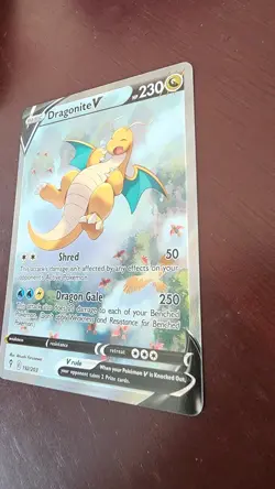 Dragonite V (Alternate Full Art) 192/203 SWSH07: Evolving Skies Holo - Image 4