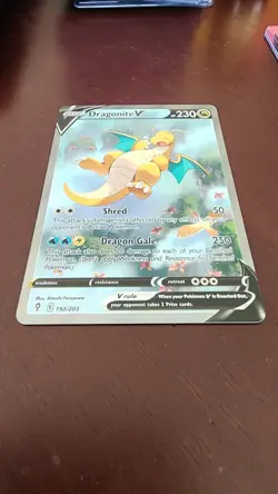 Dragonite V (Alternate Full Art) 192/203 SWSH07: Evolving Skies Holo - Image 5