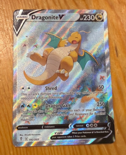 Dragonite V (Alternate Full Art) 192/203 SWSH07: Evolving Skies Holo - Image 2