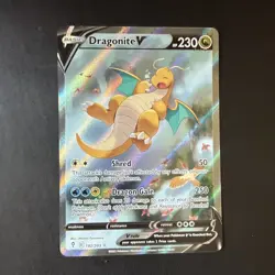 Dragonite V (Alternate Full Art) 192/203 SWSH07: Evolving Skies Holo NM - Image 1