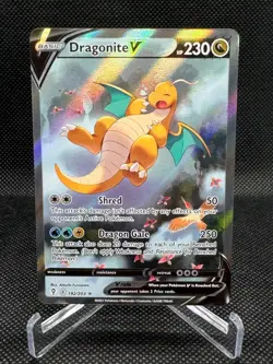 Dragonite V (Alternate Full Art) 192/203 SWSH07: Evolving Skies Holo NM - Image 2