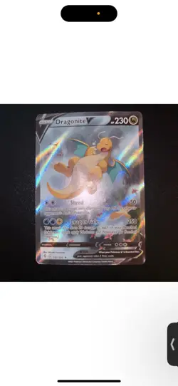 Dragonite V (Alternate Full Art) 192/203 SWSH07: Evolving Skies Holo - Image 1