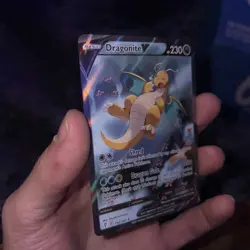 Dragonite V (Alternate Full Art) 192/203 SWSH07: Evolving Skies Holo - Image 3