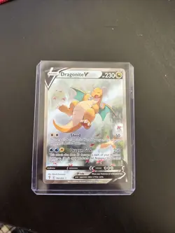 Dragonite V (Alternate Full Art) 192/203 SWSH07: Evolving Skies Ultra Rare Holo - Image 1