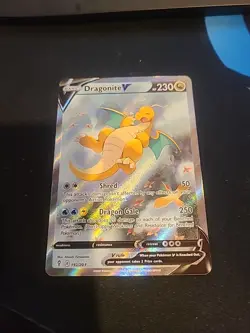 Dragonite V (Alternate Full Art) 192/203 SWSH07: Evolving Skies Holo HP - Image 1
