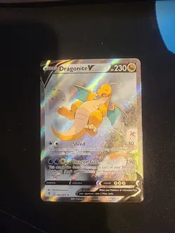 Dragonite V (Alternate Full Art) 192/203 SWSH07: Evolving Skies Holo HP - Image 2