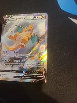 Dragonite V (Alternate Full Art) 192/203 SWSH07: Evolving Skies Holo HP - Image 4