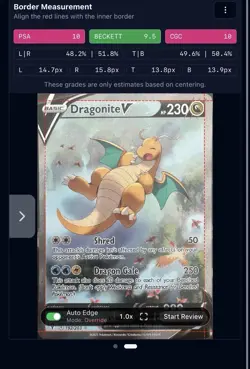 Dragonite V (Alternate Full Art) 192/203 SWSH07: Evolving Skies Holo NM - Image 3