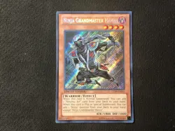 Ninja Grandmaster Hanzo CT09-EN003 Secret Rare Near Mint Limited Yugioh - Image 1