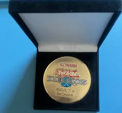 Konami Yu-Gi-Oh! Duel links ZEXAL Coin PRIZE with Original Box - Image 4