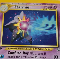 The Pokemon Company Pokemon TCG Starmie 25/64 Neo Revelation Rare 1st Ed 2000 - Image 3
