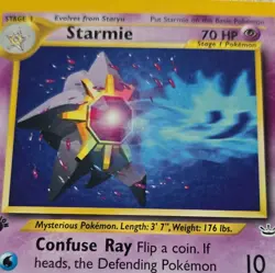 The Pokemon Company Pokemon TCG Starmie 25/64 Neo Revelation Rare 1st Ed 2000 - Image 4
