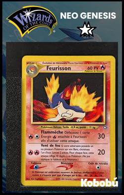 Carte Pokemon Feurisson 46/111 Unlimited Ed 2 Neo Genesis Wizards 2 - Image 1