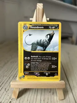 Pokemon TCG Houndoom 12/144 Non Holo Card E Series 2003 LP- MP Condition - Image 1