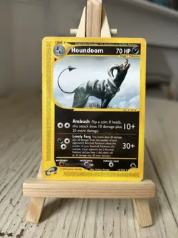 Pokemon TCG Houndoom 12/144 Non Holo Card E Series 2003 LP- MP Condition - Image 2
