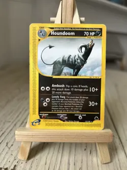 Pokemon TCG Houndoom 12/144 Non Holo Card E Series 2003 LP- MP Condition - Image 5
