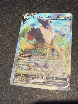 Pokemon TCG Honchkrow v Brilliant Stars Ultra Rare Card 162/172 Full Art NM - Image 3