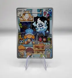 Pokemon TCG Vanillish 190/182 Paradox Rift Illustration Rare Holo English - Image 1