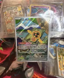 Nintendo Pokemon TCG Fan Rotom 250/217 Ascended Heroes Holo Rare EN 70 HP - Image 1
